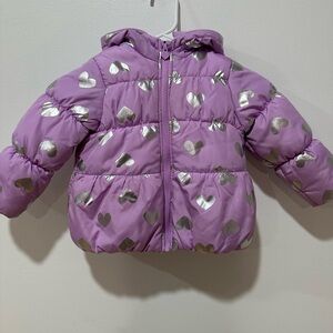 Carter’s Toddler Girls’ Winter Puffer Jacket Purple 2T